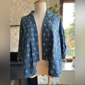 Azure Skies fun over coat.